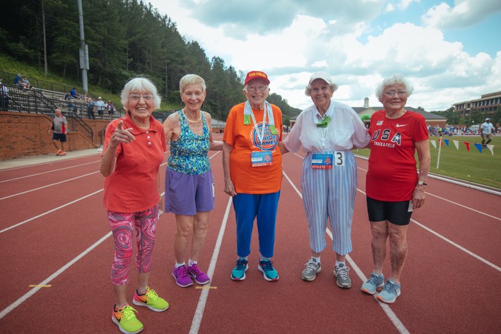 101-летняя женщина установила рекорд по бегу 